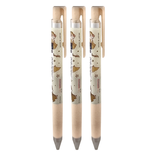 Sun-Star 迪士尼超果筆 Juice Up 0.4, 奇奇蒂蒂 淺棕色, 3支