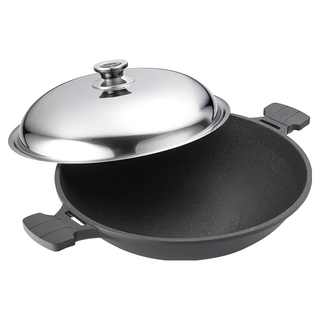 PERFECT 理想 日式黑金鋼炒鍋 附蓋, 40cm, 1個