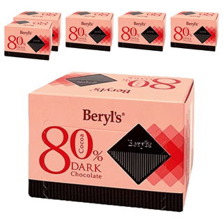 Beryl's 80%可可含量黑巧克力 60G, 6盒