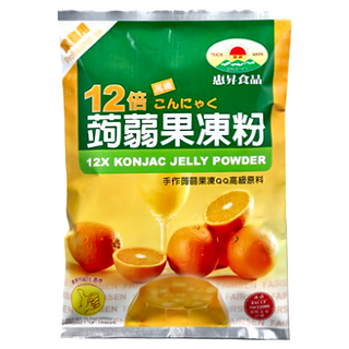 FAIRSEN 惠昇食品 12倍蒟蒻果凍粉, 台灣製造，品質安心, Q滑有彈性，清爽可口, 1kg, 1包