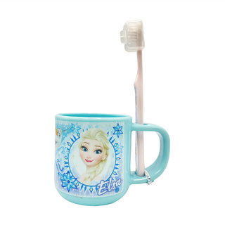 Skater 幼兒牙刷+漱口杯組 幼兒用 3-5歲 冰雪奇緣, 1組