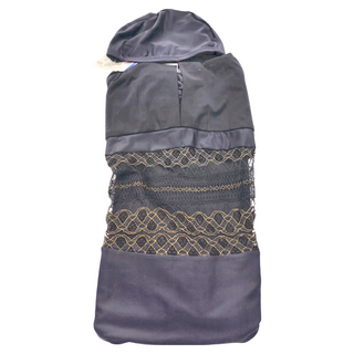 Summer love 夏之戀 大女連身三角泳衣 黑色 彈性纖維, L