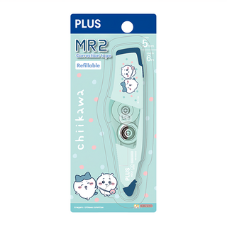 PLUS 普樂士 吉伊卡哇修正帶 MR2 限定版 Set 10個, 規格5mm x 6M, 全新包覆彈力蓋, 多色替換帶, MR系列共用, 一起散步, 1盒