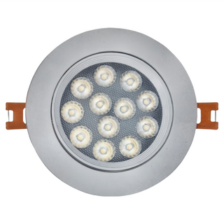 APEX LIGHTING 艾沛斯照明 9cm 10W 萊恩嵌燈 12珠 白殼 6500K AP-D0910D-B1, 白光, 1個