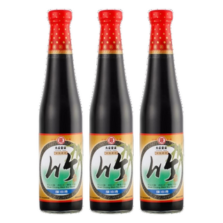 丸莊醬油 竹級黑豆蔭油清, 420ml, 3瓶