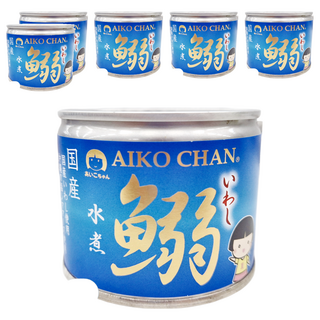 AIKO CHAN 伊藤食品 水煮沙丁魚罐 日本產, 190g, 6罐