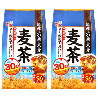 OSK 六條麥茶 日本原裝進口 香甜甘口 即泡即飲, 7g, 56包, 2袋