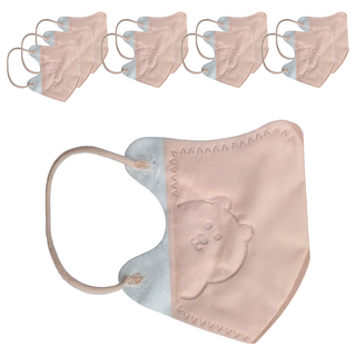 明基健康生活 幸福物語 究極3D兒童醫療口罩, 乾燥粉, 10片, 1盒