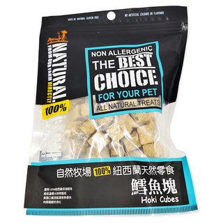 NATURAL FARM 自然牧場 紐西蘭天然零食, 1包, 100g, 鱈魚塊