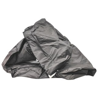 葉子小舖 防水機車罩 滌綸防水布 L, 上黑下銀