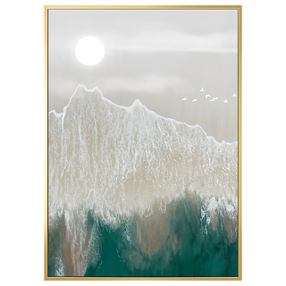 菠蘿選畫所 雲山幻境II APAA3417G 掛畫 40 x 30cm 畫框, 金色