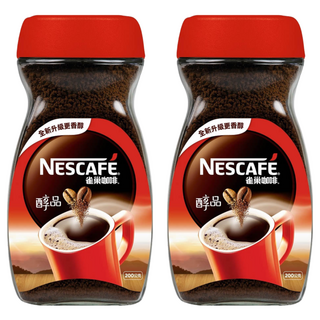 NESCAFE 雀巢咖啡 醇品風味, 200g, 1入, 2罐