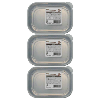 日本ECHO 不鏽鋼保鮮盒 冰箱收納保鮮 透明盒蓋, 附蓋, 3個