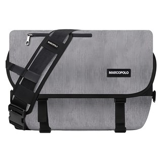 MARCO POLO 素色防水郵差包 MP4009 灰色 40 x 10 x 30cm