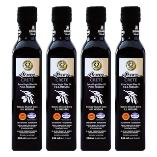 oleum CRETE 奧莉恩 特級初榨橄欖油, 產自希臘克里特島 家族傳承數百年橄欖樹 嚴選第一道冷壓初榨 榮獲2015年美食金獎 濃郁果香風味極佳, 250ml, 4瓶