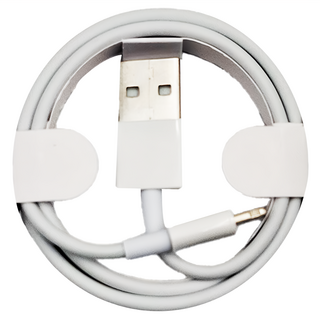 蘋果充電線 USB 1M, 白色, 3個, 1組