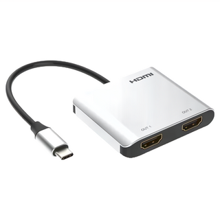 DigiSun 得揚 USB Type-C to HDMI 雙螢幕擴充轉接器 4K@60Hz MST, UB392, 1個