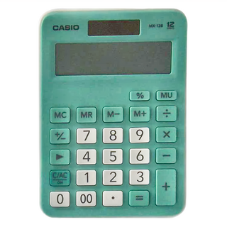CASIO 卡西歐 計算機, MX-12B-GN-W-DC, 1個