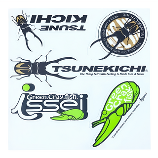 ISSEI 日本一誠 日本原裝 限量路亞貼紙, 1張, Multicolor