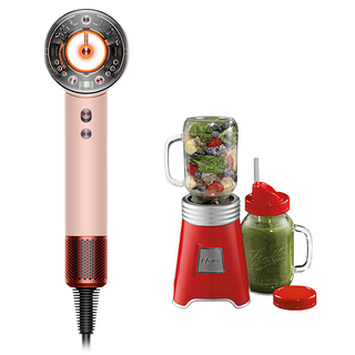 dyson 戴森 HD16 吹風機 山櫻粉 1400W + OSTER BALL 隨鮮瓶果汁機，快速乾髮，呵護頭皮, 599478-01