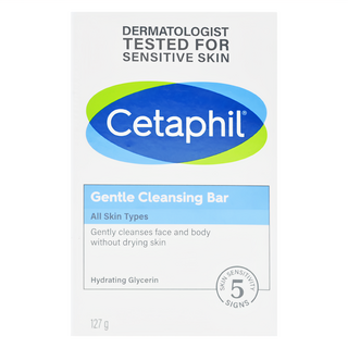Cetaphil 舒特膚 溫和潔膚凝脂, 適用於敏弱性皮膚, 臉部和身體皆可使用, 127g, 1盒