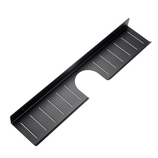 小麥購物 免打孔洗漱台置物架 U型 L206 碳鋼材質 浴室收納 壁掛式 黑色, 60 x 11 x 3.5cm, 1個