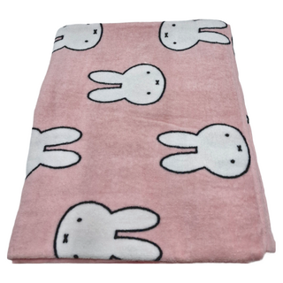 星紅織品 米飛兔 割絨浴巾, 80x140cm, 100%棉, 淺粉色, 1條