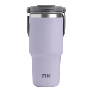 TYESO 泰碩 304不鏽鋼保溫保冷随行杯, 紫色, 750ml, 1個