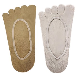 NICOFUN 愛定做 桑蠶絲隱形止滑瑜伽五趾女襪 FYK245TOE06 64g