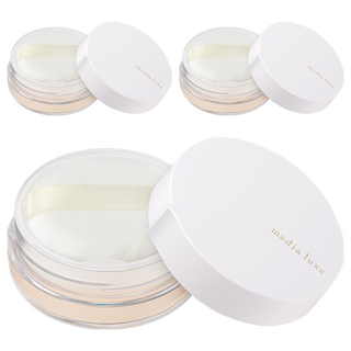 media 媚點 台灣公司貨 輕透柔光蜜粉 14g, 3個