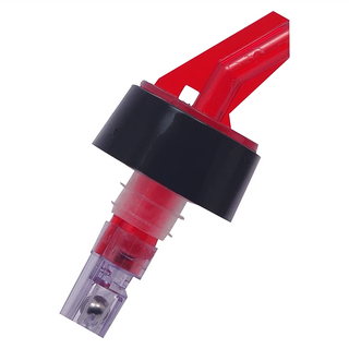 注酒器 1/2oz - 精準定量、防漏設計、適用多種酒瓶, 1個, 紅色