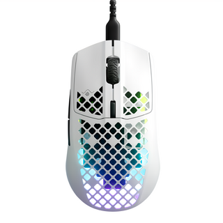 steelseries 賽睿 有線滑鼠 Aerox 3 原生級聚四氟乙烯 TrueMove Core 感應器, Snow 雪白色