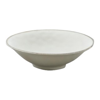 美濃燒 圓盤 餐盤, brown line 咖啡色邊, 1個