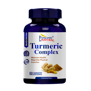 ESMOND NATURAL 愛司盟 複方薑黃膠囊食品, 60顆/瓶, 促進新陳代謝, 500mg, 1罐