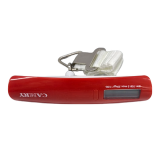 CAMRY 玩色輕化數位行李秤，超輕量88g，最大秤重50kg, 紅色, 1個