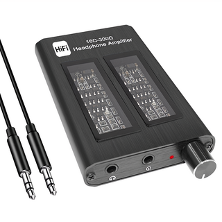 AHOYE 便攜式Hi-Fi耳機擴大器, USB充電, 鋁合金, p01_05243384, 黑色