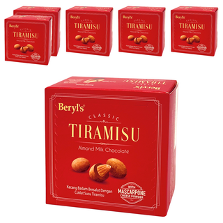 Beryl's 杏仁夾心提拉米蘇風味牛奶巧克力 65g, 6盒