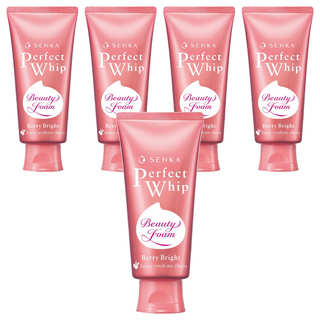 SENKA 專科 台灣公司貨 超微米明亮莓果潔顏乳, 100g, 5條