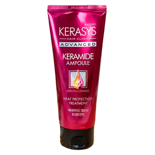 KERASYS 專業安瓶熱損護髮素, 角蛋白神經醯胺, 修護受損髮絲, 200ml, 1條