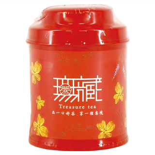 無藏茗茶 台茶21號 日月潭紅韻紅茶 茶湯鮮紅透亮 帶有柑橘花的味道 質感小圓罐, 10g, 1罐