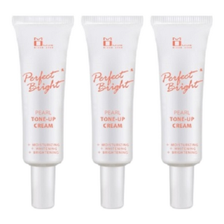 MOMUS 珍珠靚白素顏霜, 保濕修護 提亮膚色, 30ml, 3條