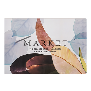 iINDOORS 防水隔熱餐桌墊 寧靜褐葉, 45 x 30cm, 1個