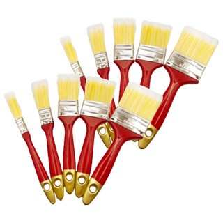 Jinfeng 毛刷5支 - 多尺寸油漆刷套裝 適用於牆面、木器塗裝 DIY裝修必備, 27 x 17.5 x 1.5cm, 2組