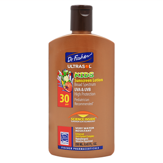 Dr.Fischer 費雪博士 兒童防曬乳 SPF30 UVA UVB高保護 含維生素E與綠茶, 250ml, 1瓶