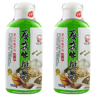 飛馬 蘑菇牛排醬, 350g, 2瓶