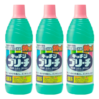 Mitsuei 廚房家用漂白水, 600ml, 3瓶