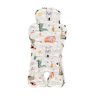 我家寶貝 嬰兒推車透氣冰珠涼墊 70 x 31cm, 胖胖熊 多色, 1個