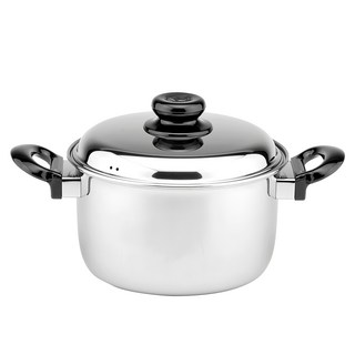 ZEBRA THAILAND 斑馬牌 304不銹鋼 MERRY 雙耳鍋, 28cm, 不銹鋼色, 1個