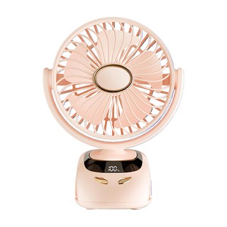 OMG 5檔數顯夾子風扇, N33, 粉色