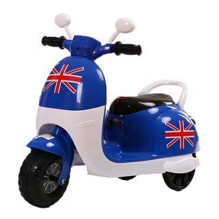 CHING-CHING 親親 英國電動摩托車, 輕巧耐用帥氣, 藍色, 1個